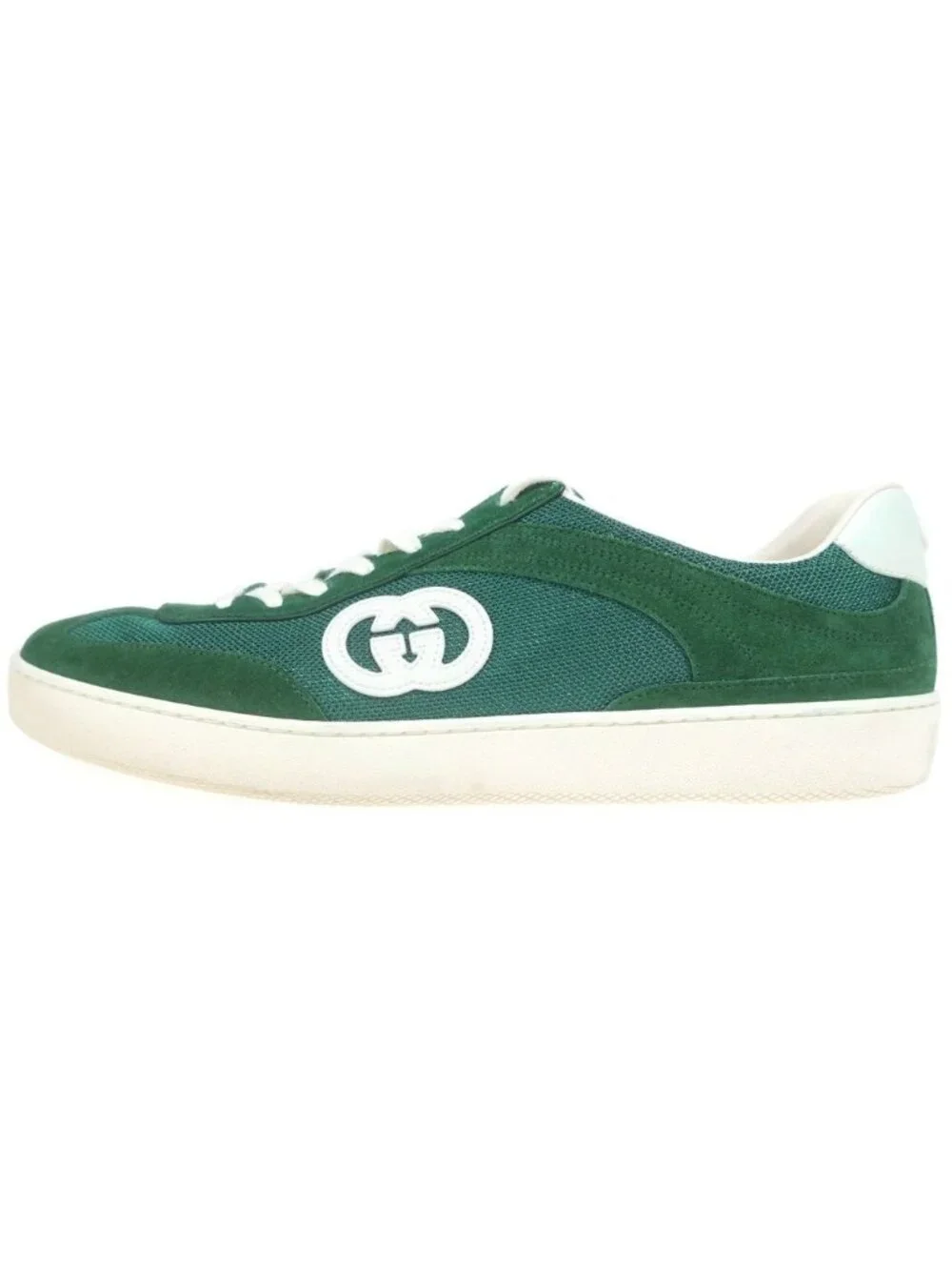 Gucci Interlocking Low Cut Sneakers Green